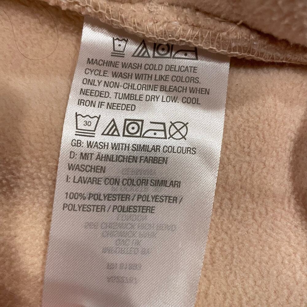 Susan Graver Bomber Jacket Womens Size Large Weekend Printed Polar Fleece Winter - Picture 3 of 8